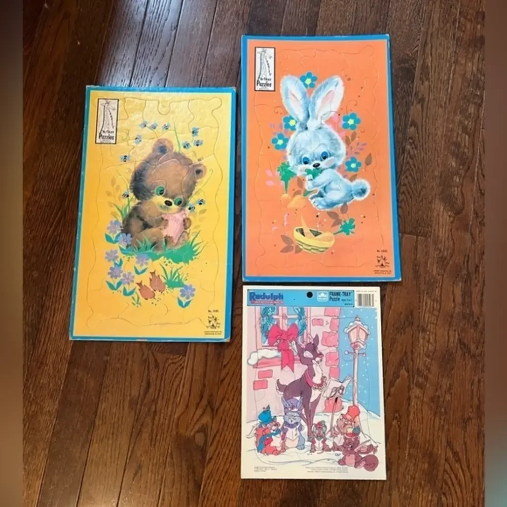 Vintage Frame tray puzzles‎